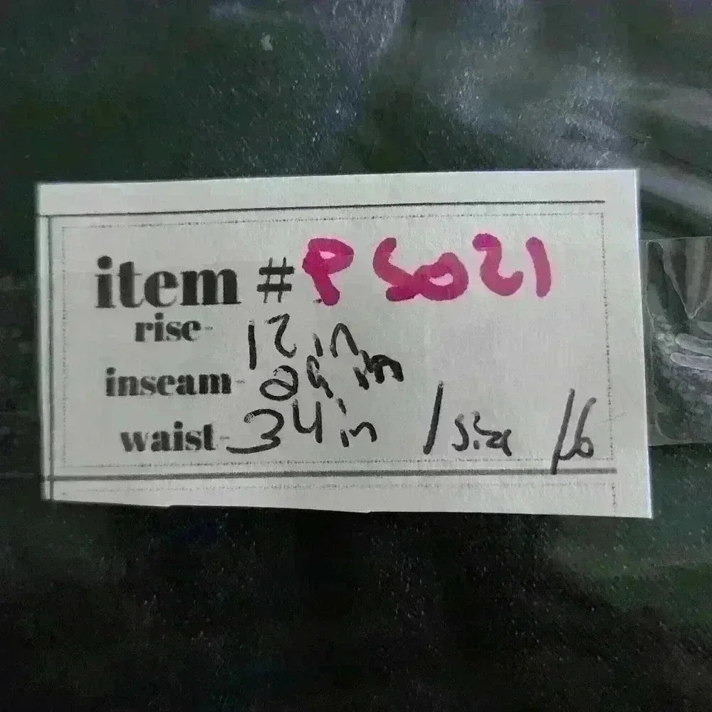 P5021 Orvis straight leg high waist dark wash size 16 - Picture 9 of 9